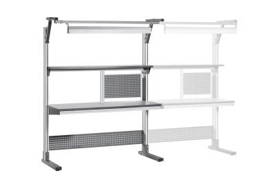 Alliance ESD Workbench Set 1200 x 700 mm half width perforated panel AL-WB ESD Products AES